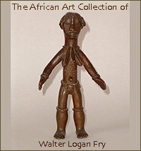 The African Art Collection of Walter Logan Fry Ldamie brass caster brass casting Monrovia Gaple Liberia 1934-35 1934 1935