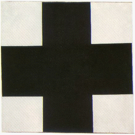 Kazimer Malevich Black Cross futurism futurist Russian State Museum St. Petersburg 1923