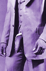 Robert Mapplethorpe Man in Polyester Suit Milton Moore West Street New York City