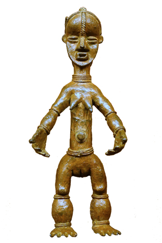 Liberia Ldamie brass figure