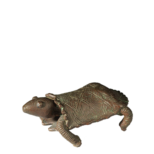 Liberia John Leh brass figure