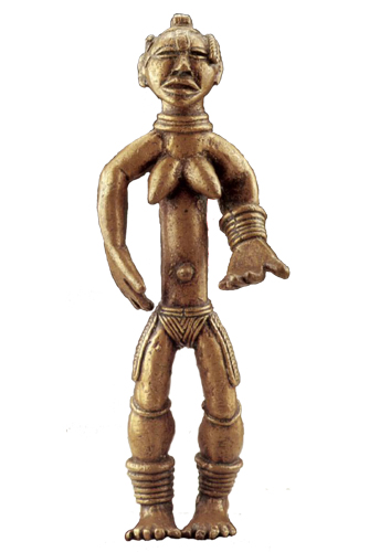 Liberia Ldamie brass figure
