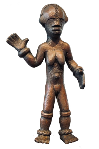 Liberia Ldamie brass figure