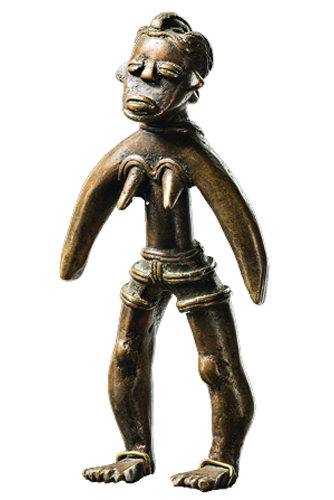 Liberia Ldamie brass figure