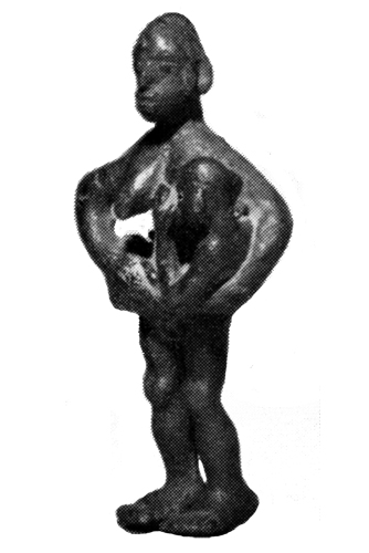 Liberia Ldamie brass figure