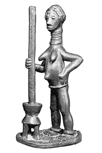 Liberia Ldamie brass figure