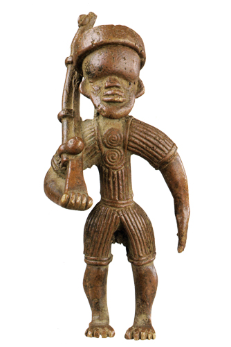 Liberia John Leh brass figure Figure 023004; Nimba / Liberia; bronze copper alloy