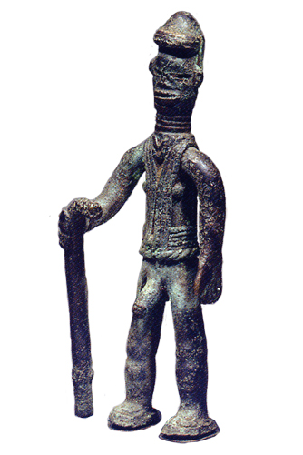 Liberia Bwaiwehn brass figure Figure 008035; Nimba / Liberia; bronze copper alloy