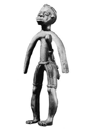 Liberia Ldamie brass figure