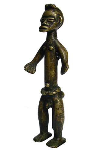Liberia Ldamie brass figure