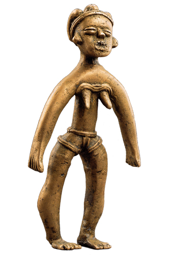 Liberia Ldamie brass figure