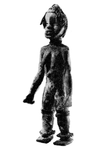 Liberia Ldamie brass figure