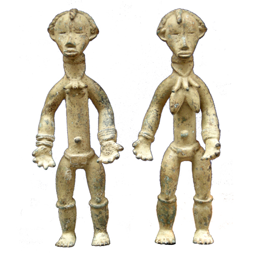 Liberia Ldamie brass figure