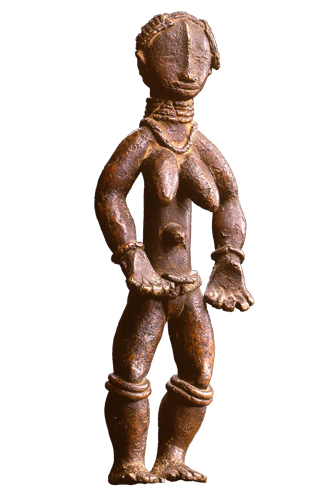 Liberia Ldamie brass figure