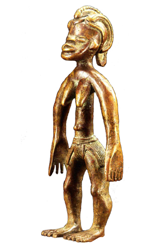 Liberia Ldamie brass figure