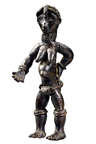 Liberia Ldamie brass figure