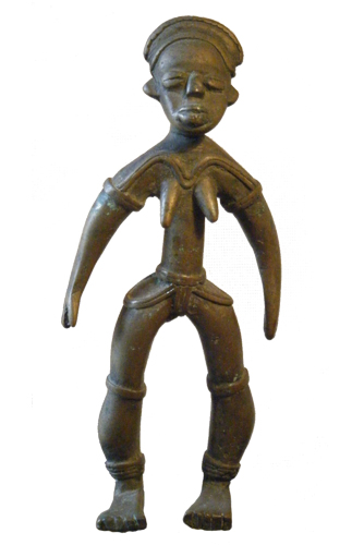 Liberia Ldamie brass figure