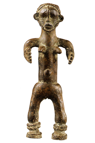 Liberia Bwaiwehn brass figure Figure 008083 Bwaiwehn brass caster brass casting We (Kran) people
/ Liberia