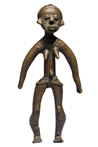 Liberia Ldamie brass figure