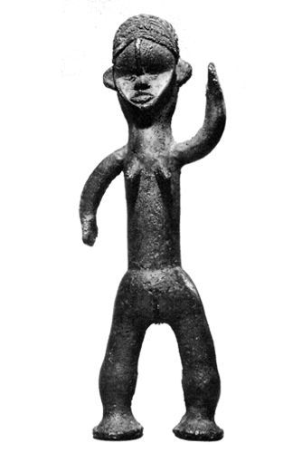 Liberia Ldamie brass figure