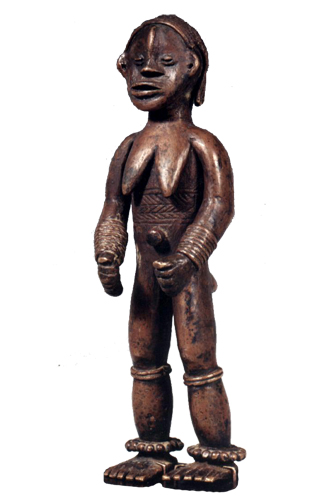 Liberia Ldamie brass figure