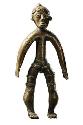 Liberia Ldamie brass figure