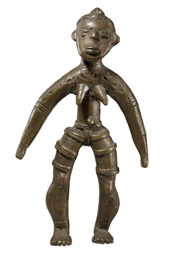 Liberia Ldamie brass figure