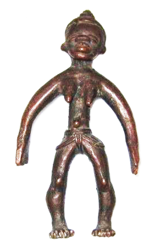 Liberia Ldamie brass figure