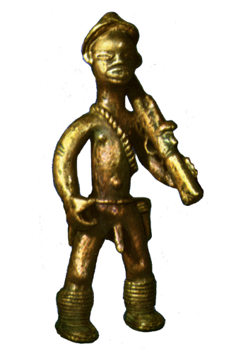 Liberia Ldamie brass figure