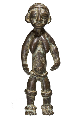 Liberia Ldamie brass figure