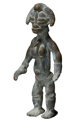 Liberia Ldamie brass figure
