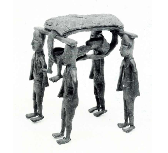 Liberia John Leh brass figure Figure 022002; Nimba / Liberia; bronze copper alloy