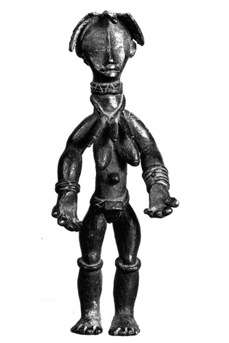 Liberia Ldamie brass figure