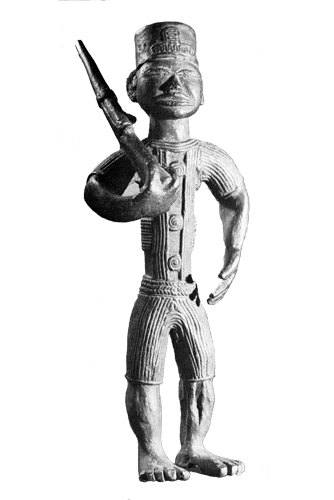 Liberia John Leh brass figure Figure 027004; Nimba / Liberia; bronze copper alloy