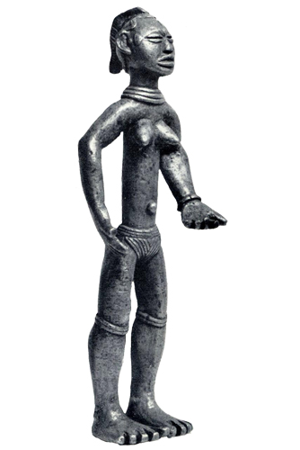 Liberia Ldamie brass figure