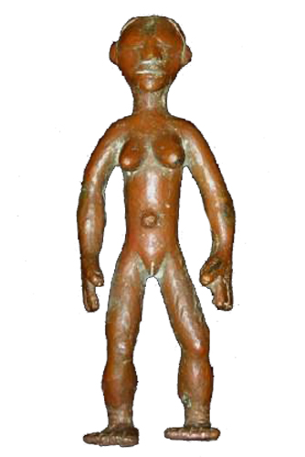 Liberia Ldamie brass figure