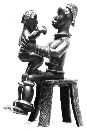 Liberia Ldamie brass figure