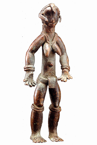 Liberia Ldamie brass figure