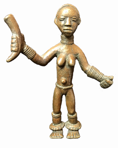 Liberia Ldamie brass figure