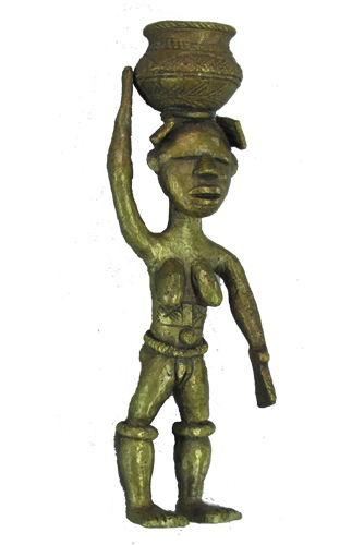 Liberia Ldamie brass figure