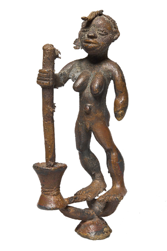 Liberia Ldamie brass figure