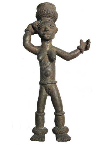 Liberia Ldamie brass figure