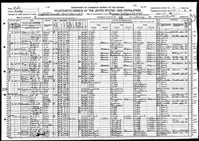1920 U. S. Census