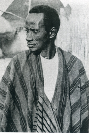 Ldamie brass caster of the Dan Liberia